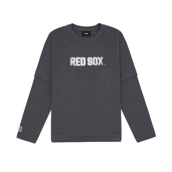 MLB official couples retro round neck sports casual spliced long-sleeved T-shirt 25 autumn new TSB08 MLB official couples retro round neck sports casual spliced long-sleeved T-shirt 25 autumn new TSB08