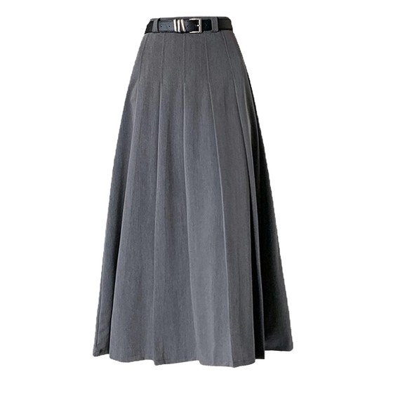 Summer college style large size fat mm high waist black skirt women's small slim A-line skirt pleated long skirt
Summer college style large size fat mm high waist black skirt women's small slim A-line skirt pleated long skirt