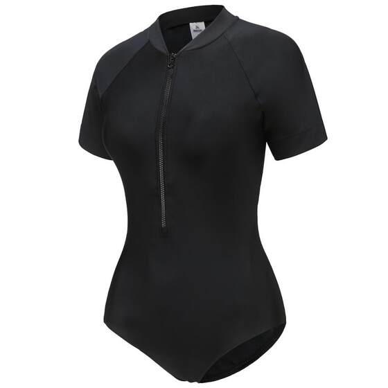 PRIDONNA black short -sleeved conjoined swimsuit net gauze splicing wing -shaped back shows thinning and gathered slim swimsuit
PRIDONNA black short -sleeved conjoined swimsuit net gauze splicing wing -shaped back shows thinning and gathered slim swimsuit