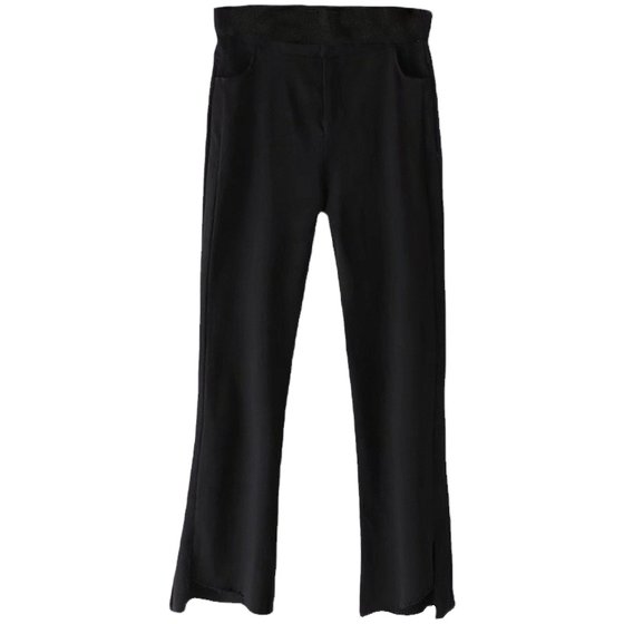 Summer clothing fat mm nine-point pants for women with ice silk slightly fat and flared pants with large size slit 200*0.5kg versatile pants trendy
Summer clothing fat mm nine-point pants for women with ice silk slightly fat and flared pants with large size slit 200*0.5kg versatile pants trendy