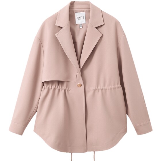FINITY casual windbreaker 2025 autumn new loose commuter waist slimming suit collar short jacket for women
FINITY casual windbreaker 2025 autumn new loose commuter waist slimming suit collar short jacket for women