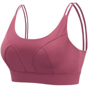 Slim shoulder strap beautiful back sports underwear running quick-drying large size outer wear strap large cup shockproof gathering yoga bra 
Slim shoulder strap beautiful back sports underwear running quick-drying large size outer wear strap large cup shockproof gathering yoga bra