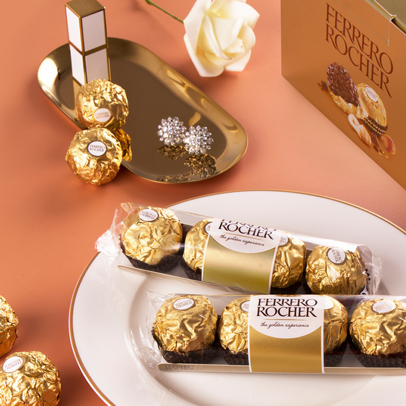 Rocher 费列罗 榛果威化巧克力 60粒礼盒装  天猫优惠券折后￥148包邮（￥198-50）赠白球3粒*2盒