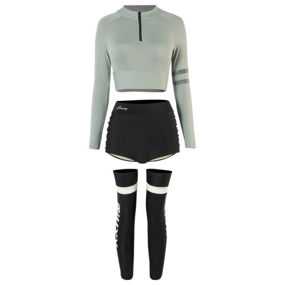 Korean long -sleeved swimsuit female summer seaside sunscreen fast dry split, conservative student covering the belly, thin hot spring girl swimsuit
Korean long -sleeved swimsuit female summer seaside sunscreen fast dry split, conservative student covering the belly, thin hot spring girl swimsuit