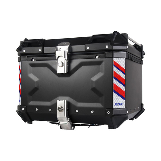 Ayay pressing aluminum alloy tail box motorcycle rear trunk large -capacity universal electric vehicle pedal rear tail box
 Ayay pressing aluminum alloy tail box motorcycle rear trunk large -capacity universal electric vehicle pedal rear tail box