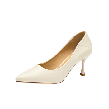 Dadong French style pointed toe slim heels shoes
 Dadong French style pointed toe slim heels shoes