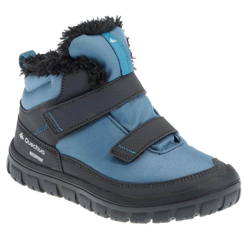 Decathlon Kids' Winter Boots Waterproof, Warm Cotton Shoes for