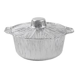 Disposable aluminum foil pot camping camping cookware thickened tinfoil pot alcohol stove small hot pot household small pot Disposable aluminum foil pot camping camping cookware thickened tinfoil pot alcohol stove small hot pot household small pot