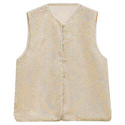 Large size new Chinese style spring and summer jacquard heavy embroidery vest Large size new Chinese style spring and summer jacquard heavy embroidery vest