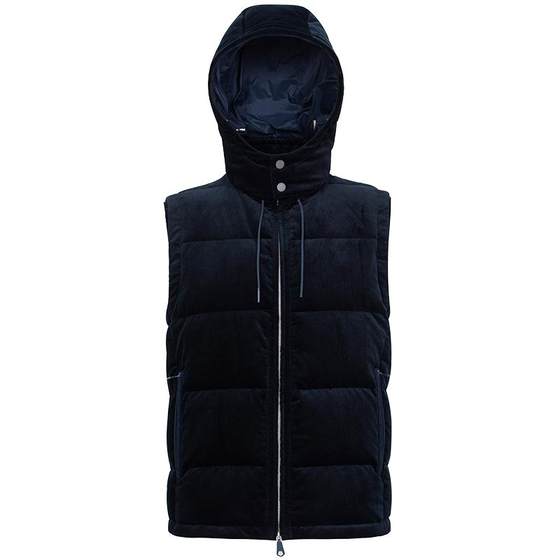 TOMBOLINI/New autumn and winter men's corduroy down vest removable hat goose down vest
TOMBOLINI/New autumn and winter men's corduroy down vest removable hat goose down vest