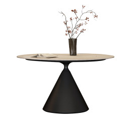 Medieval wind tunnel slate dining table round table Medieval wind tunnel slate dining table round table