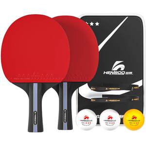 Hengbo Table Tennis Racket Professional Training Competition Beginners' Table Tennis Straight Shots Horizontal Shots Children's Primary School Students' Double Shots
 Hengbo Table Tennis Racket Professional Training Competition Beginners' Table Tennis Straight Shots Horizontal Shots Children's Primary School Students' Double Shots