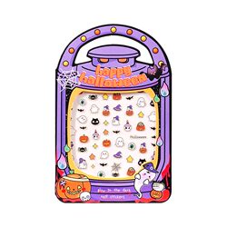 Halloween new children's luminous 5D embossed nail stickers Halloween new children's luminous 5D embossed nail stickers