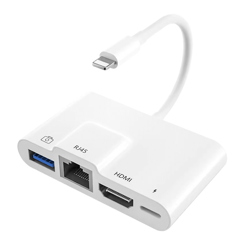 Lightning Digital AV Adapter [Certificato MFi] Adattatore HDMI IPhone E