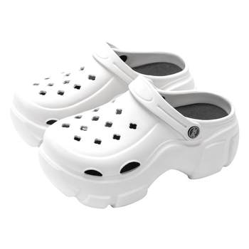 8CM outer wear non-slip new thick-soled height-increasing clogs 8CM outer wear non-slip new thick-soled height-increasing clogs