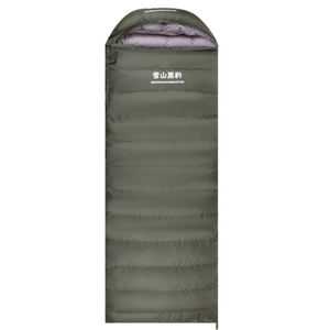 Snow Mountain Black Panther Down Sleeping Bag Single Winter Outdoor Travel-30 Degree Camping Thickened Cold Protection and Warmth Snow Mountain Black Panther Down Sleeping Bag Single Winter Outdoor Travel-30 Degree Camping Thickened Cold Protection and Warmth