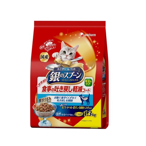 Japanese imported silver spoon whole fish feast for gastrointestinal sensitive hair balls to relieve vomiting and elderly bulk cat food Japanese imported silver spoon whole fish feast for gastrointestinal sensitive hair balls to relieve vomiting and elderly bulk cat food