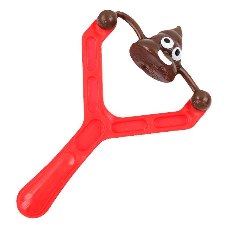 12 Pz Mini Gomma Fionda Cacca Fionda Giocattolo Volare Cacca Giocattoli Sorridente Giocattolo Elastico Alleviare Lo Stress Giocattolo Regalo Per I Bambini Festa Per Adulti