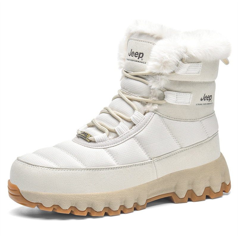 Jeep Snow Boots Men's Women's Winter Waterproof Fleece Lined