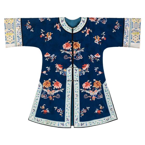 Blue glaze Hua Cai 丨 Yicheng Wind Skin 丨 Real Xiangyun Ya Full Embroidered Qinghan Women's Pattern Robe Gow
Blue glaze Hua Cai 丨 Yicheng Wind Skin 丨 Real Xiangyun Ya Full Embroidered Qinghan Women's Pattern Robe Gow