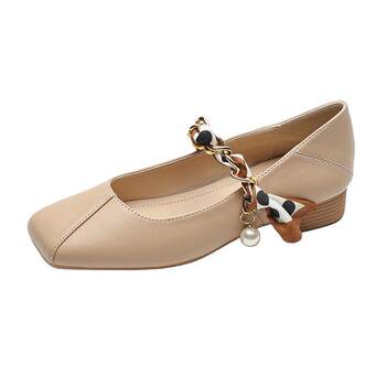 Square-toe Mary Jane French-style skirt and single shoes large size Square-toe Mary Jane French-style skirt and single shoes large size