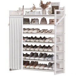 Folding shoe rack without installation, small apartment rental goods Folding shoe rack without installation, small apartment rental goods