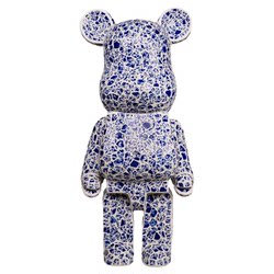 Mosaic blue and white porcelain handmade patch decoration home living room entrance ornaments violent bear Mosaic blue and white porcelain handmade patch decoration home living room entrance ornaments violent bear