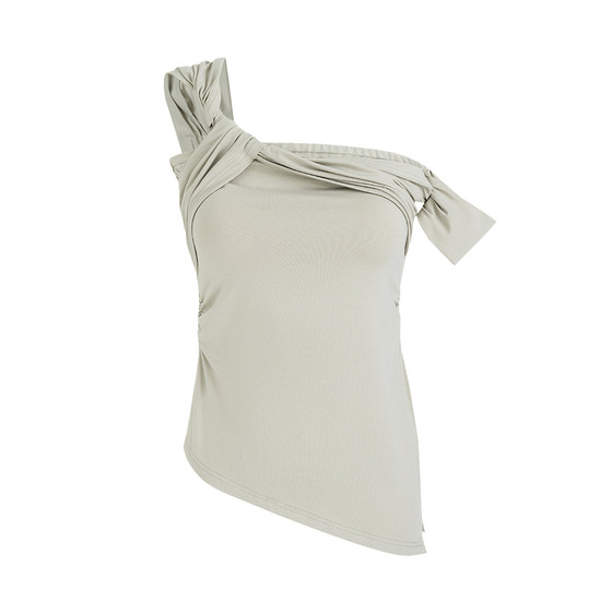 UNSPOKEN design-sex pleated top for women in summer irregular hem draped skirt two-piece set
UNSPOKEN design-sex pleated top for women in summer irregular hem draped skirt two-piece set