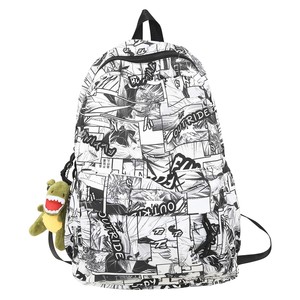 Doodle comic book bag boy junior high school college student trendy casual lightweight backpack female high school student travel backpack 
Doodle comic book bag boy junior high school college student trendy casual lightweight backpack female high school student travel backpack