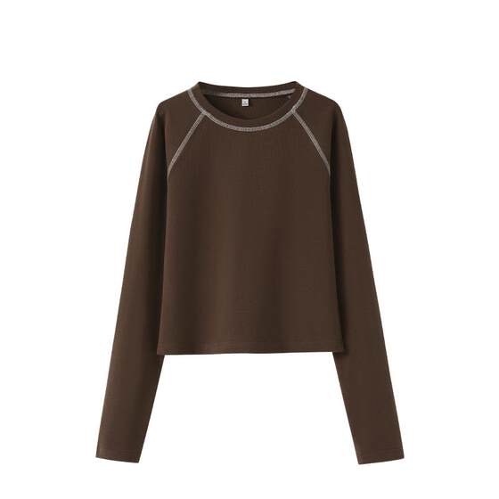 Benny Road long-sleeved T-shirt for women 2025 autumn new slim fit slim inner knitted base shirt round neck top for women Q
Benny Road long-sleeved T-shirt for women 2025 autumn new slim fit slim inner knitted base shirt round neck top for women Q