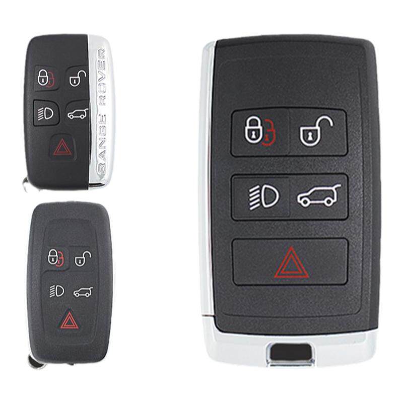 Custodia Chiave Auto Per Land Rover - 5 Pulsanti, ABS Nero, Compatibile Discovery 4 E Range Rover - Foto 10