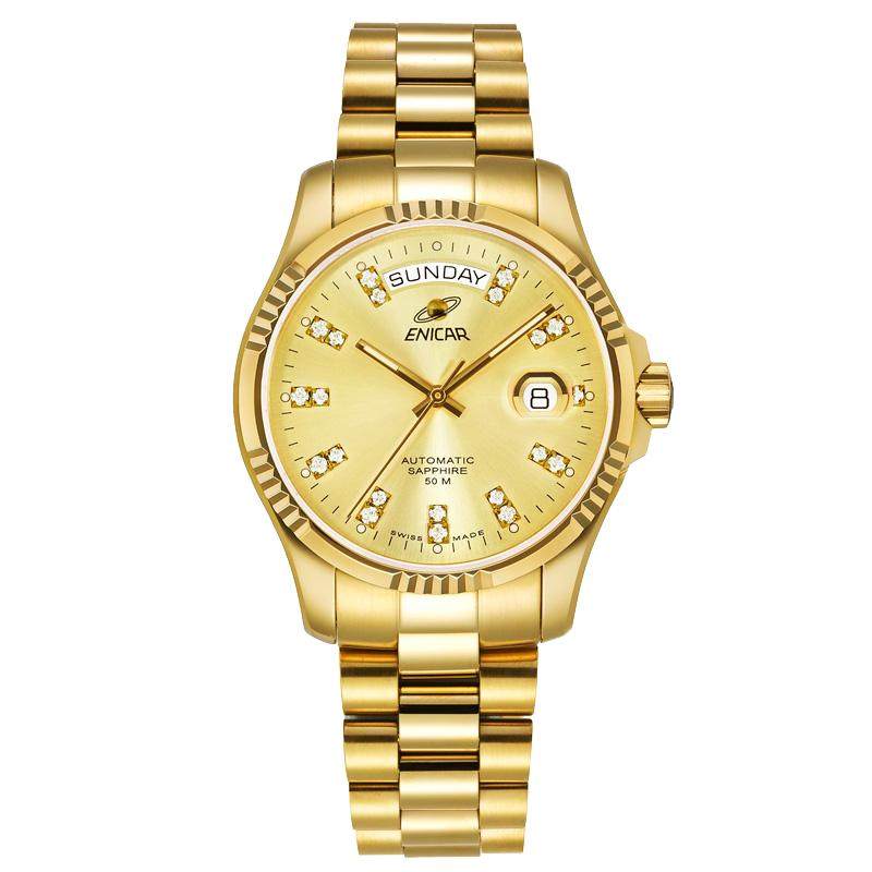 Đồng hồ cơ tự động nam Enicar Innag Classic