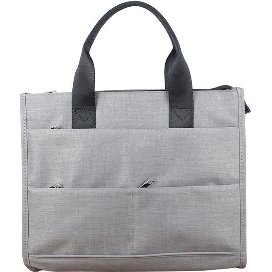 Teachers class for men and women's business a4 file handheld briefcase commuting meeting multi-layer computer bag customization 
Teachers class for men and women's business a4 file handheld briefcase commuting meeting multi-layer computer bag customization