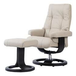 Nordic cowhide sofa single household recliner Norwegian recliner Nordic cowhide sofa single household recliner Norwegian recliner