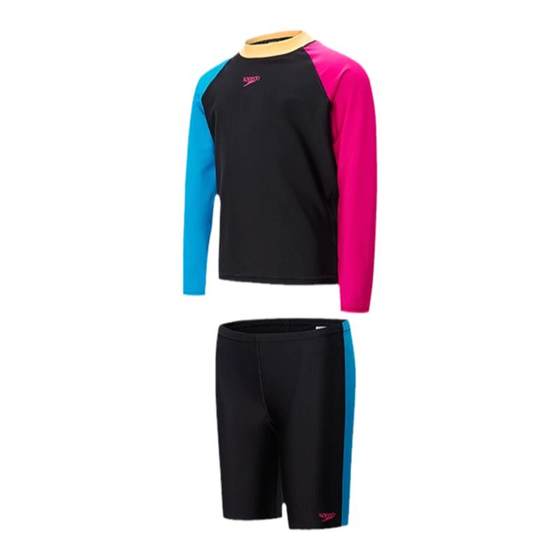 SPEEDO/Spear Tao Children's Swimsuit Girls Long -sleeved Sunscreen Sitrier and Knee Swimming Set Hot Spring vacation
SPEEDO/Spear Tao Children's Swimsuit Girls Long -sleeved Sunscreen Sitrier and Knee Swimming Set Hot Spring vacation