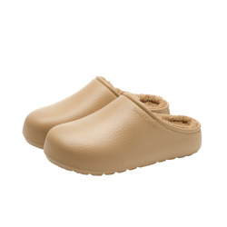 Kitchen cotton slippers waterproof and non-slip half-heel indoor and outdoor Kitchen cotton slippers waterproof and non-slip half-heel indoor and outdoor