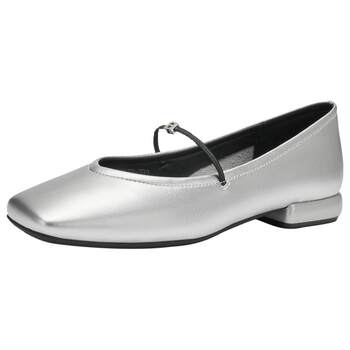 Gomeki square head flat silver Mary Jane shoes Gomeki square head flat silver Mary Jane shoes