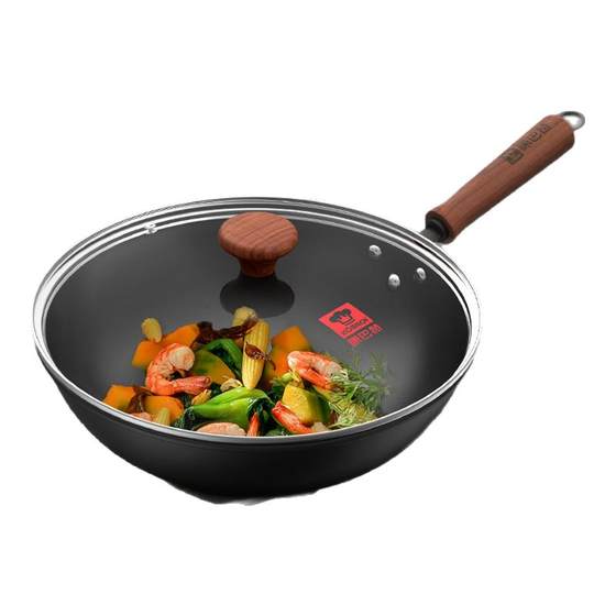 Kangbach Chinese old iron pot household uncoated stir-frying pot anti-rust iron pot genuine official flagship store
Kangbach Chinese old iron pot household uncoated stir-frying pot anti-rust iron pot genuine official flagship store