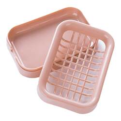 Storage double-layer Nordic style simple household soap box Storage double-layer Nordic style simple household soap box