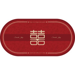 Qingcaiji Red Festive Wedding Floor Mat Bedside Blanket Qingcaiji Red Festive Wedding Floor Mat Bedside Blanket