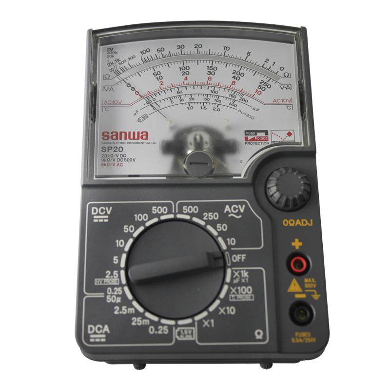 Sanwa SP-20 High-Precision Pointer Multimeter - Made in Japan