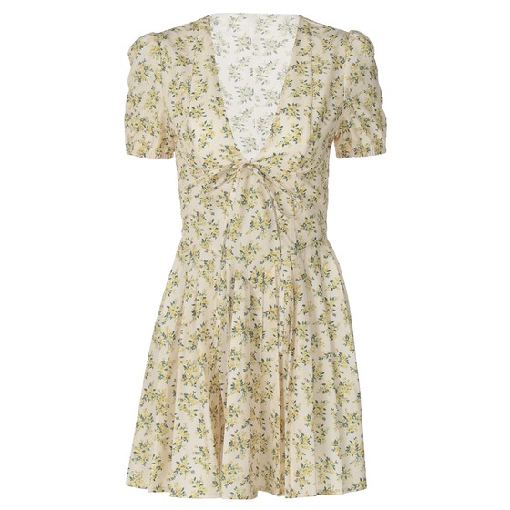 gusty Ou Ruofeng retro floral skirt waist-hugging A-line puffy skirt short skirt sweet and spicy girl puff sleeve dress
gusty Ou Ruofeng retro floral skirt waist-hugging A-line puffy skirt short skirt sweet and spicy girl puff sleeve dress