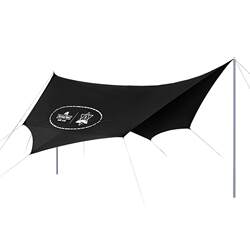 Shanfei black camping canopy vinyl butterfly awning Shanfei black camping canopy vinyl butterfly awning