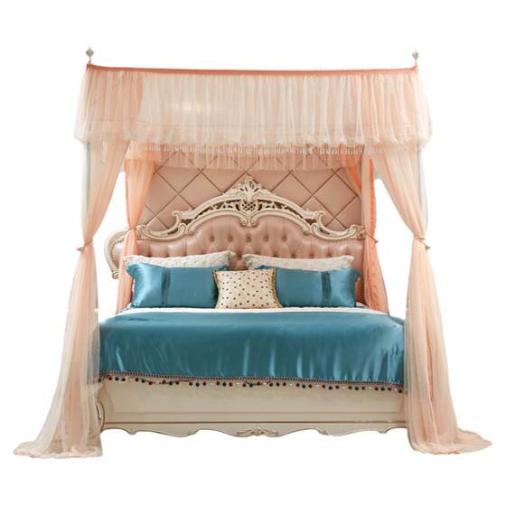 Vimeo no installation European princess 1.8m meter bed household bed curtain mosquito net palace floor-standing bracket bed curtain keeps warm
Vimeo no installation European princess 1.8m meter bed household bed curtain mosquito net palace floor-standing bracket bed curtain keeps warm