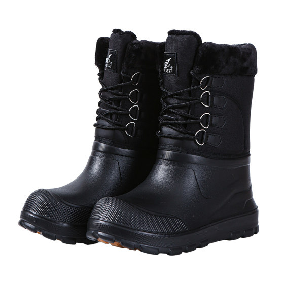 Northeast thickened cotton shoes high-top men's cotton boots plus velvet warm cold boots fur integrated snow boots anti-slip fishing shoes
Northeast thickened cotton shoes high-top men's cotton boots plus velvet warm cold boots fur integrated snow boots anti-slip fishing shoes