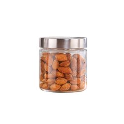 Glass bottle sealed jar with lid large snack milk powder jar Glass bottle sealed jar with lid large snack milk powder jar