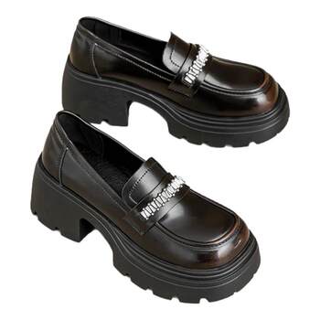 Xiyu official flagship store British style thick-soled loafers Xiyu official flagship store British style thick-soled loafers