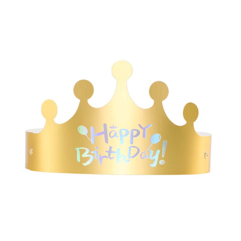 Couronne D'Anniversaire Bébé Réversible - Chapeau Chiffres 0-9 Pour Photo Cadeau