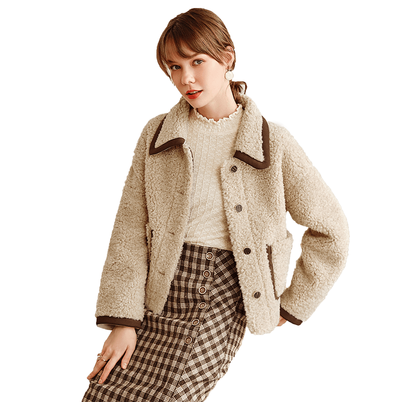 Baitu woolen coat for women imitation lamb ferment woolen coat winter small body small fragrance style new style for 2024 winter
Baitu woolen coat for women imitation lamb ferment woolen coat winter small body small fragrance style new style for 2024 winter
