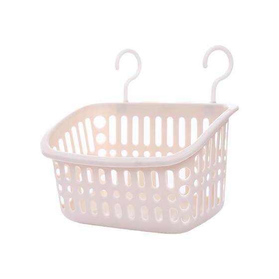 Hook hanging hanging basket kitchen hanging basket toilet bathroom makeup supplies storage of basket -plastic basket storage basket Hook hanging hanging basket kitchen hanging basket toilet bathroom makeup supplies storage of basket -plastic basket storage basket